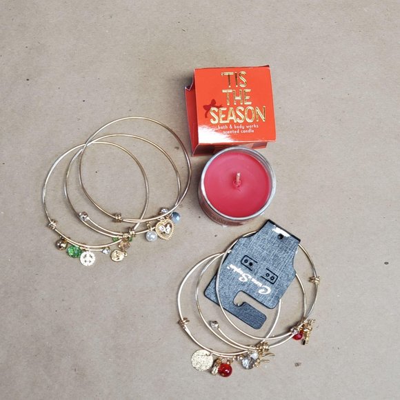 Crista Stephen Bracelets W/ Candle Red/Green - Picture 1 of 6